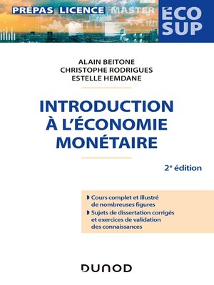 cover image of Introduction à l'économie monétaire--2e éd.